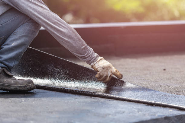 Professional Exterior Waterproofing technician working in Coalmont, IN